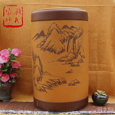 宜兴紫砂茶叶罐 传统工艺与实用功能的完美融合